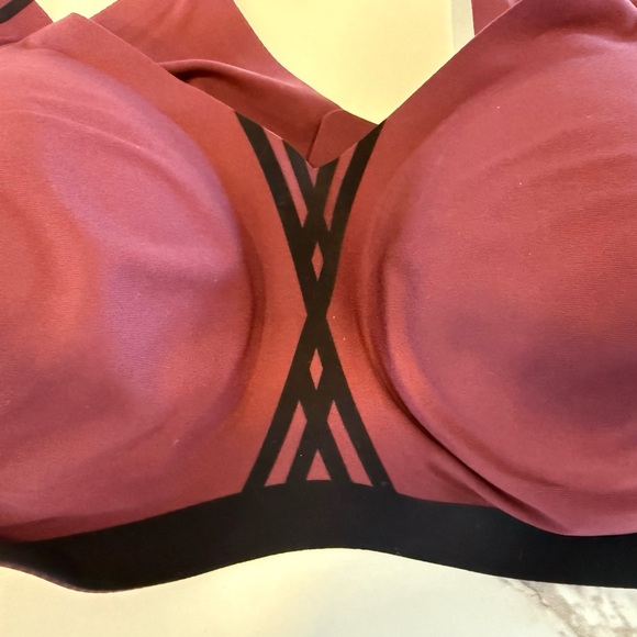 Honeylove Burgundy Silhouette Bra - Picture 5 of 11